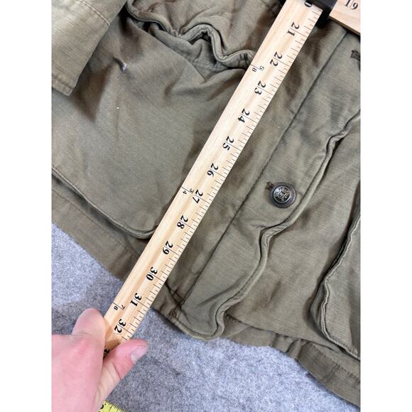 Free People Military Jacket Womens Large Green Not Your Brothers Surplus Outdoor - Picture 4 of 8